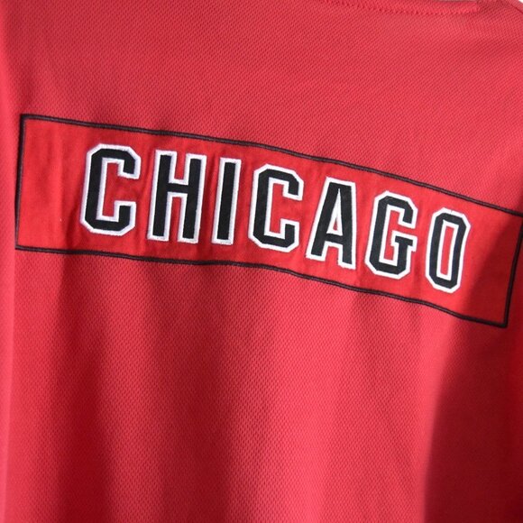 Carbon "Chicago" Embroidered Short Sleeve Jersey Tee Size Large - Picture 9 of 14
